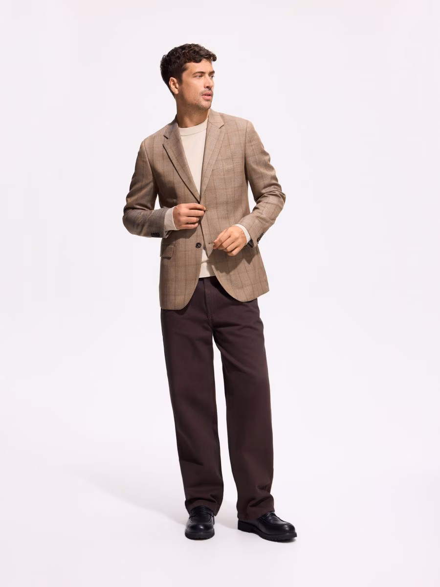 Karirani slim fit sako Karirani slim fit sako